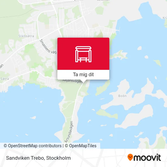 Sandviken Trebo karta