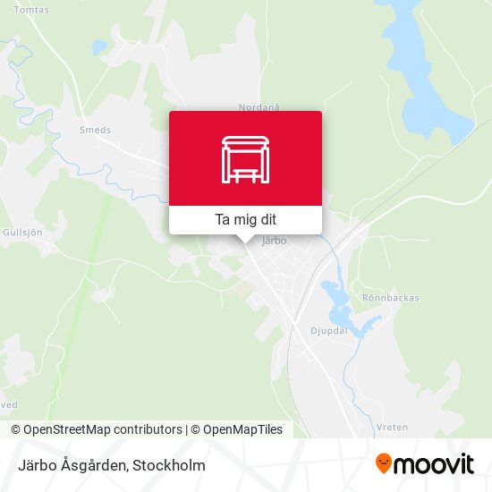 Järbo Åsgården karta