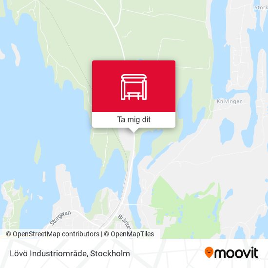 Lövö Industriområde karta