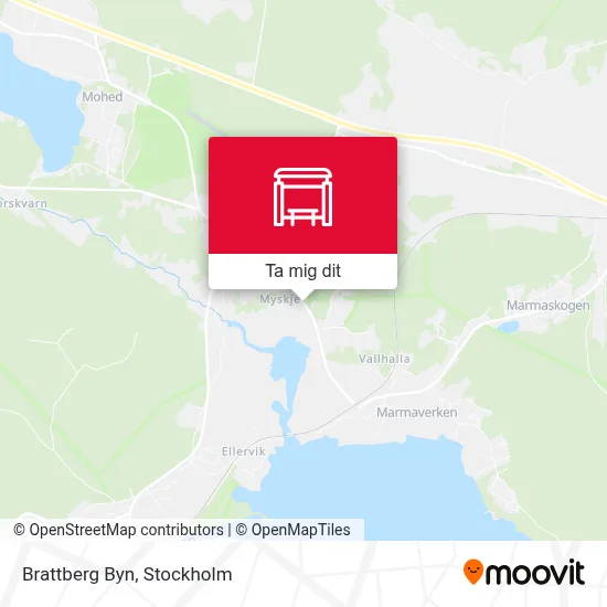 Brattberg Byn karta