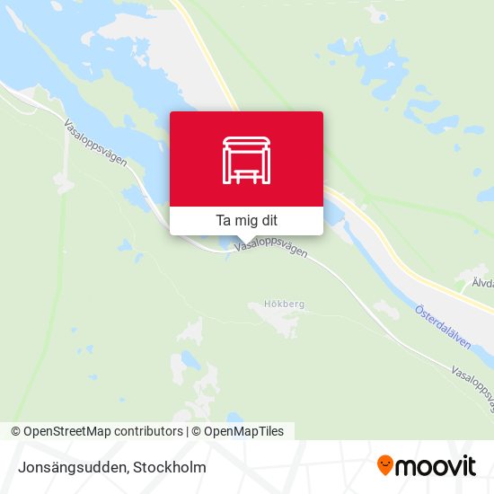 Jonsängsudden karta