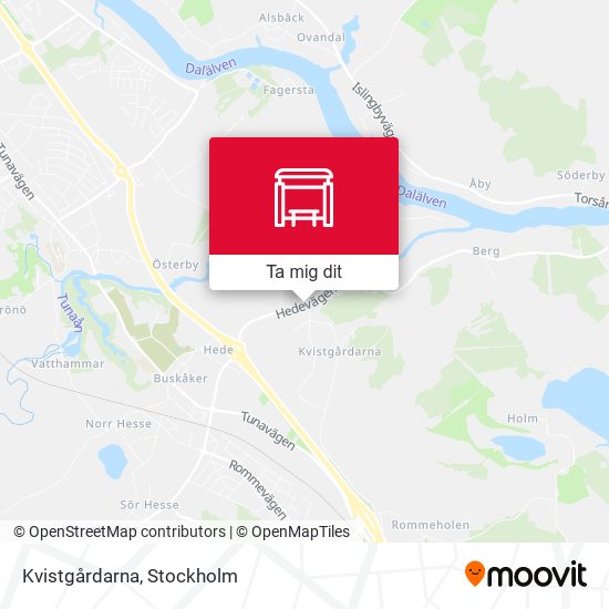 Kvistgårdarna karta