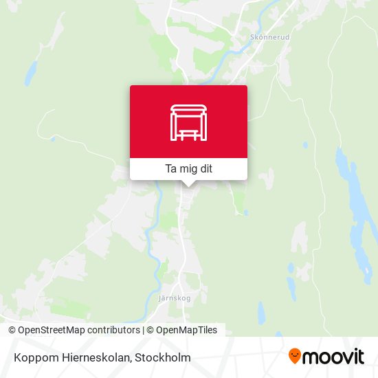 Koppom Hierneskolan karta