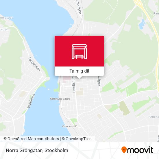 Norra Gröngatan karta