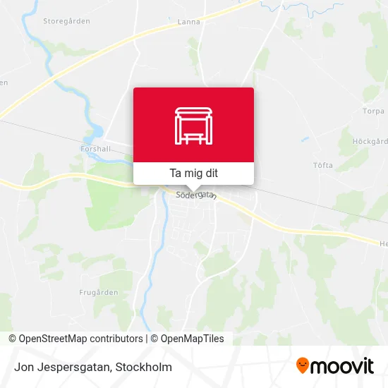 Jon Jespersgatan karta