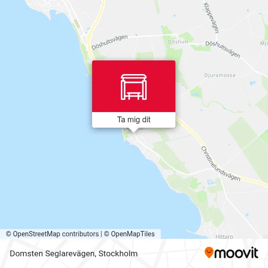 Domsten Seglarevägen karta