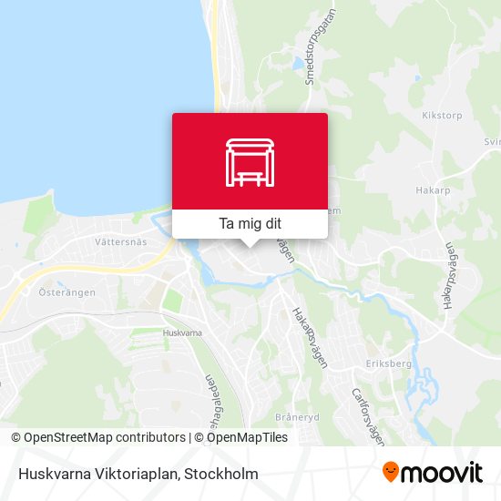 Huskvarna Viktoriaplan karta