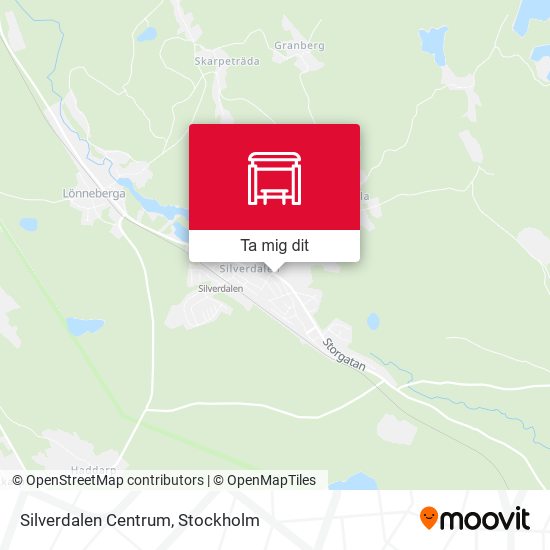 Silverdalen Centrum karta