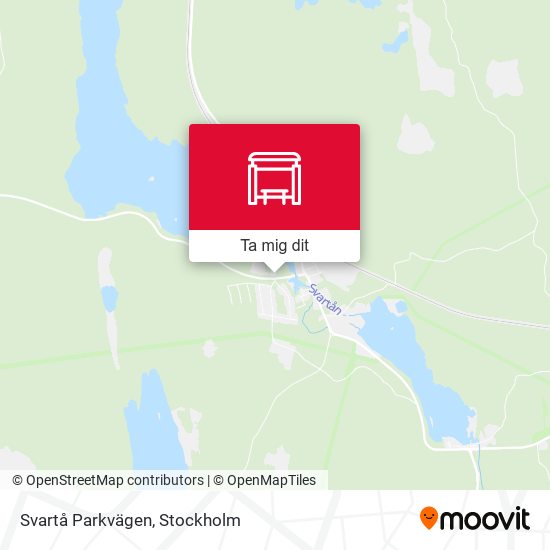 Svartå Parkvägen karta
