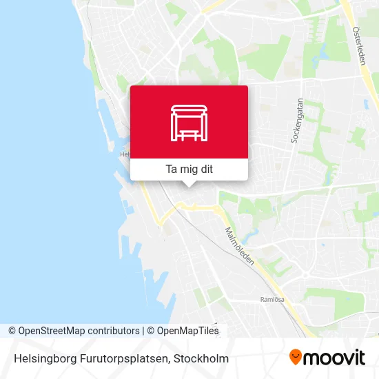 Helsingborg Furutorpsplatsen karta