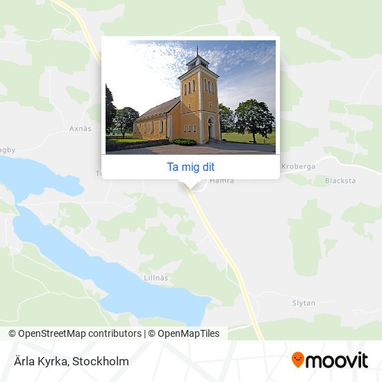 Ärla Kyrka karta