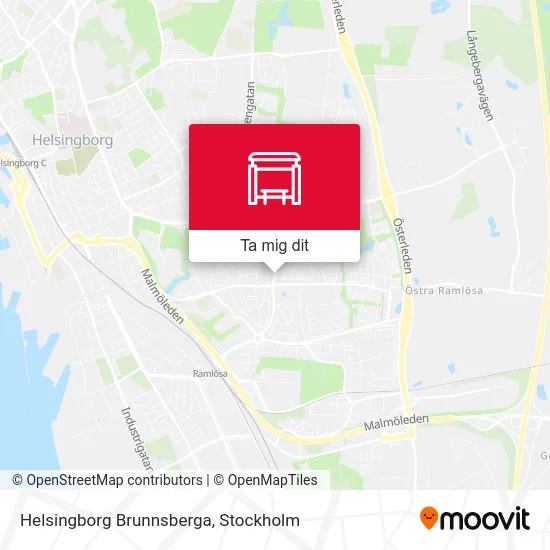 Helsingborg Brunnsberga karta