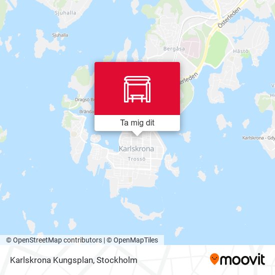 Karlskrona Kungsplan karta