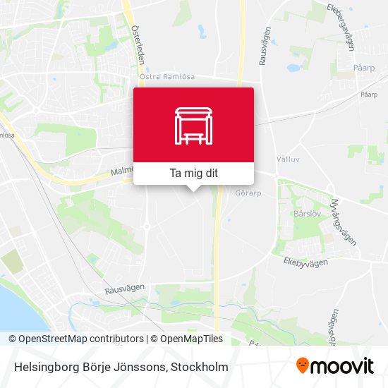 Helsingborg Börje Jönssons karta