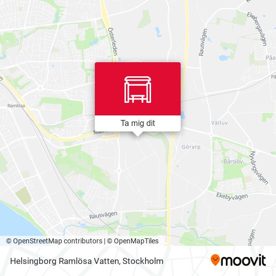 Helsingborg Ramlösa Vatten karta