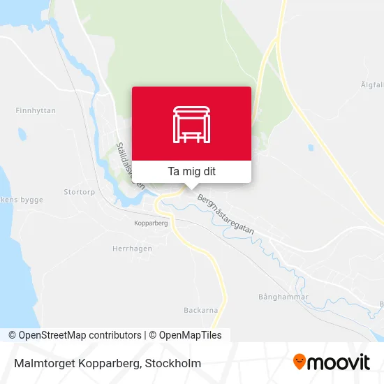Malmtorget Kopparberg karta