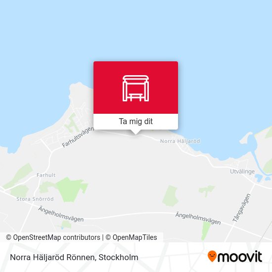 Norra Häljaröd Rönnen karta