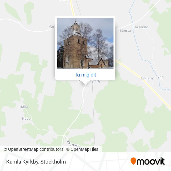 Kumla Kyrkby karta