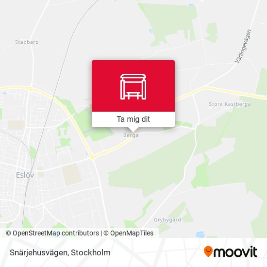 Snärjehusvägen karta