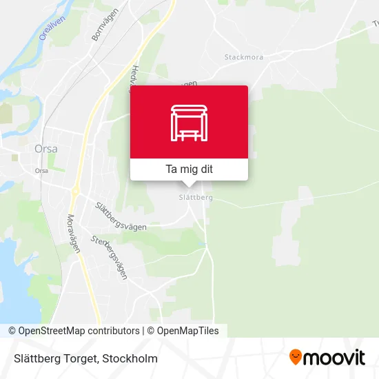 Slättberg Torget karta