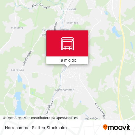 Norrahammar Slätten karta