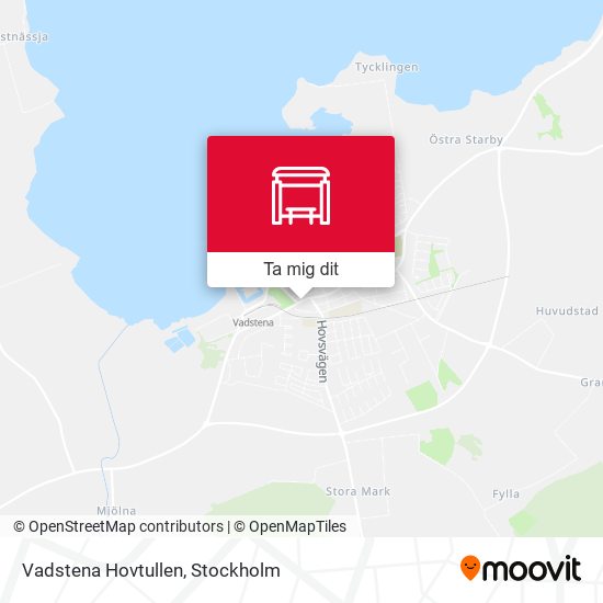 Vadstena Hovtullen karta