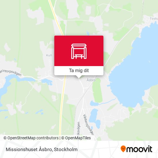 Missionshuset Åsbro karta