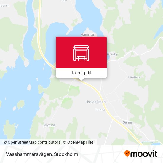 Vasshammarsvägen karta