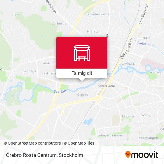 Örebro Rosta Centrum karta