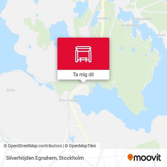 Silverhöjden Egnahem karta