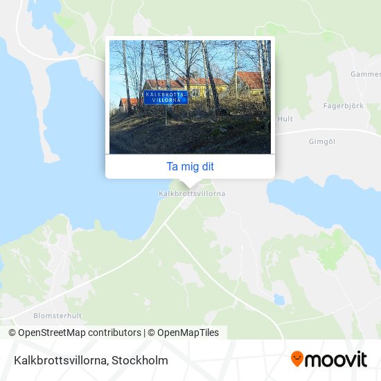 Kalkbrottsvillorna karta