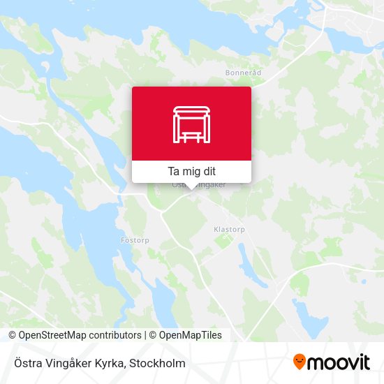 Östra Vingåker Kyrka karta