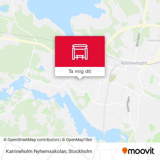 Katrineholm Nyhemsskolan karta