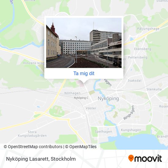 Nyköping Lasarett karta