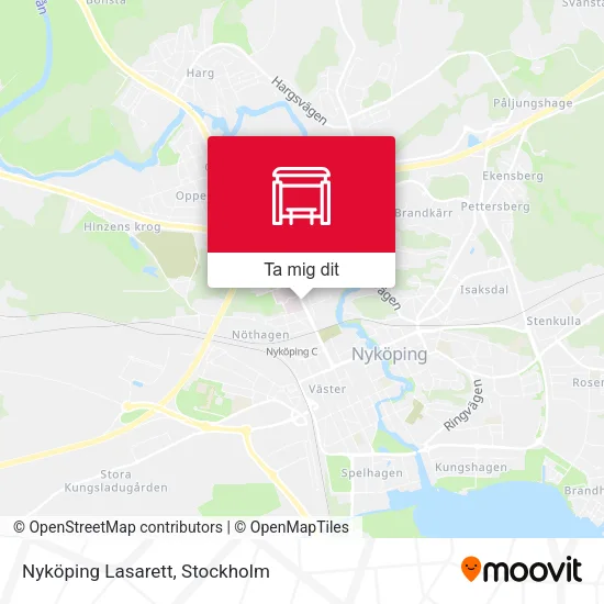 Nyköping Lasarett karta