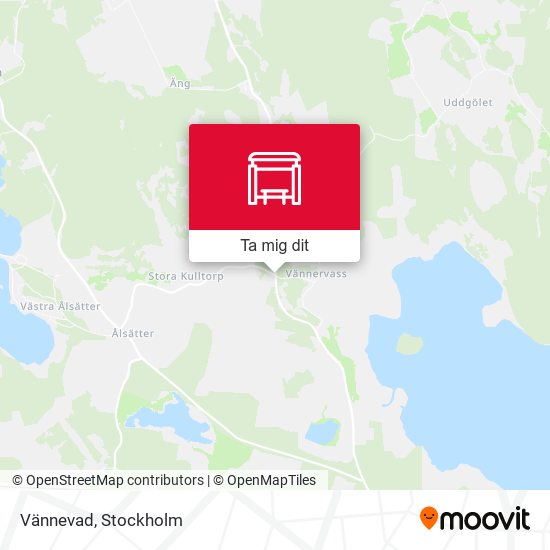 Vännevad karta