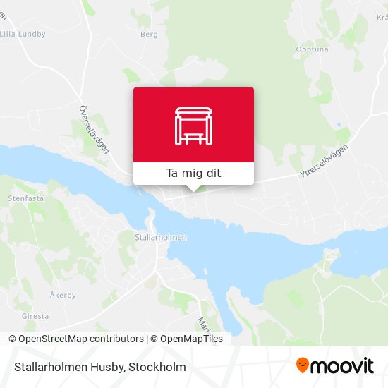 Stallarholmen Husby karta