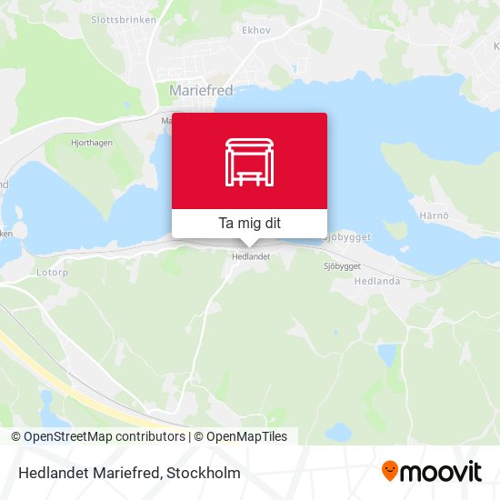 Hedlandet Mariefred karta