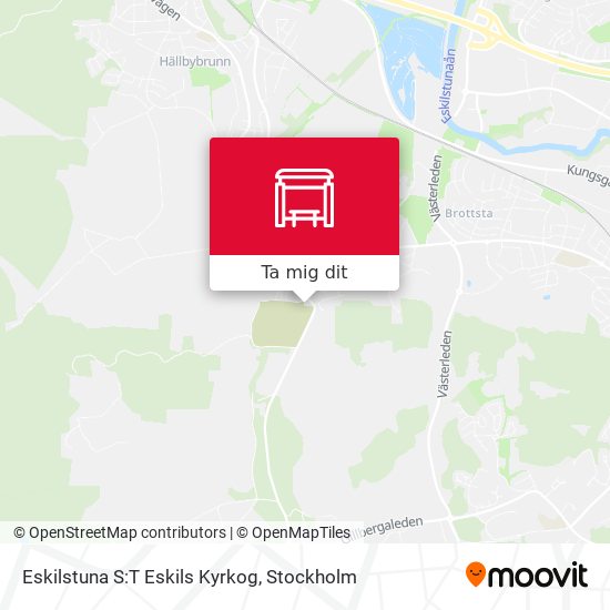 Eskilstuna S:T Eskils Kyrkog karta