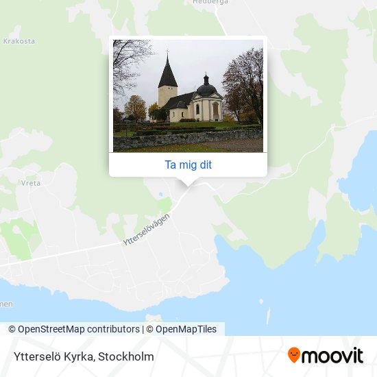 Ytterselö Kyrka karta