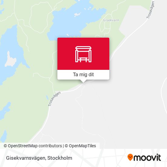 Gisekvarnsvägen karta