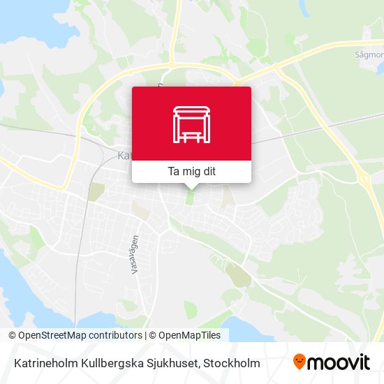 Katrineholm Kullbergska Sjukhuset karta