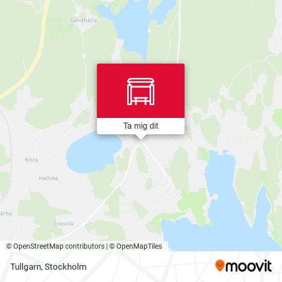 Tullgarn Hölö karta