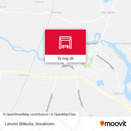 Laholm Blåkulla karta