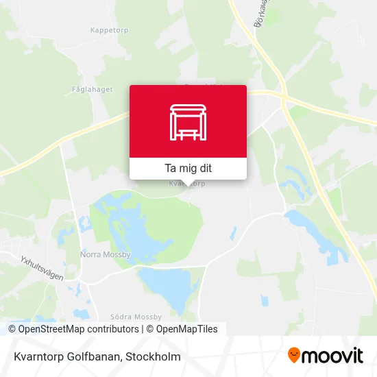 Kvarntorp Golfbanan karta