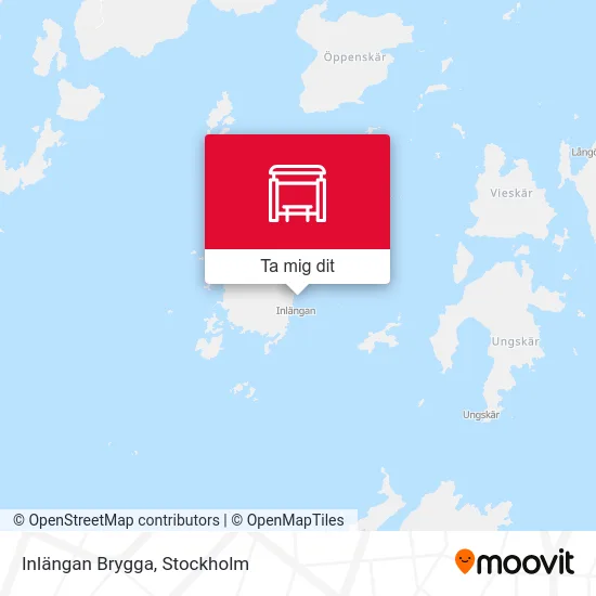 Inlängan Brygga karta