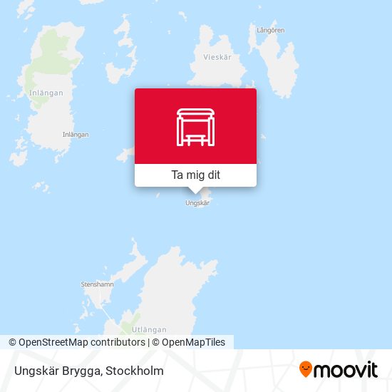 Ungskär Brygga karta