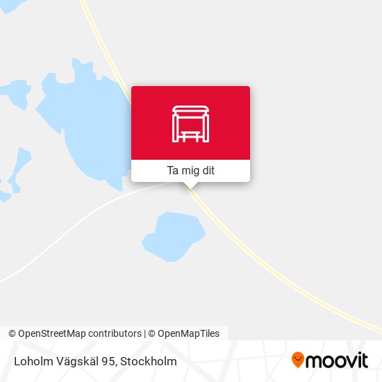 Loholm Vägskäl 95 karta