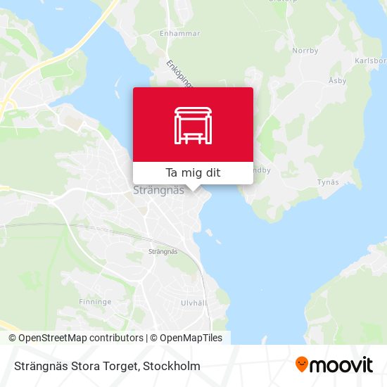 Strängnäs Stora Torget karta
