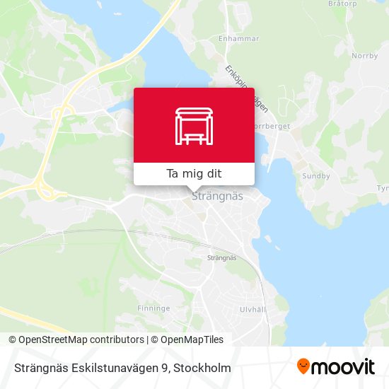 Strängnäs Eskilstunavägen 9 karta